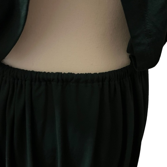 Susana Monaco Tulip Open Back Elastic Waist Nylon and Spandex Dress in Green XS - Picture 10 of 14